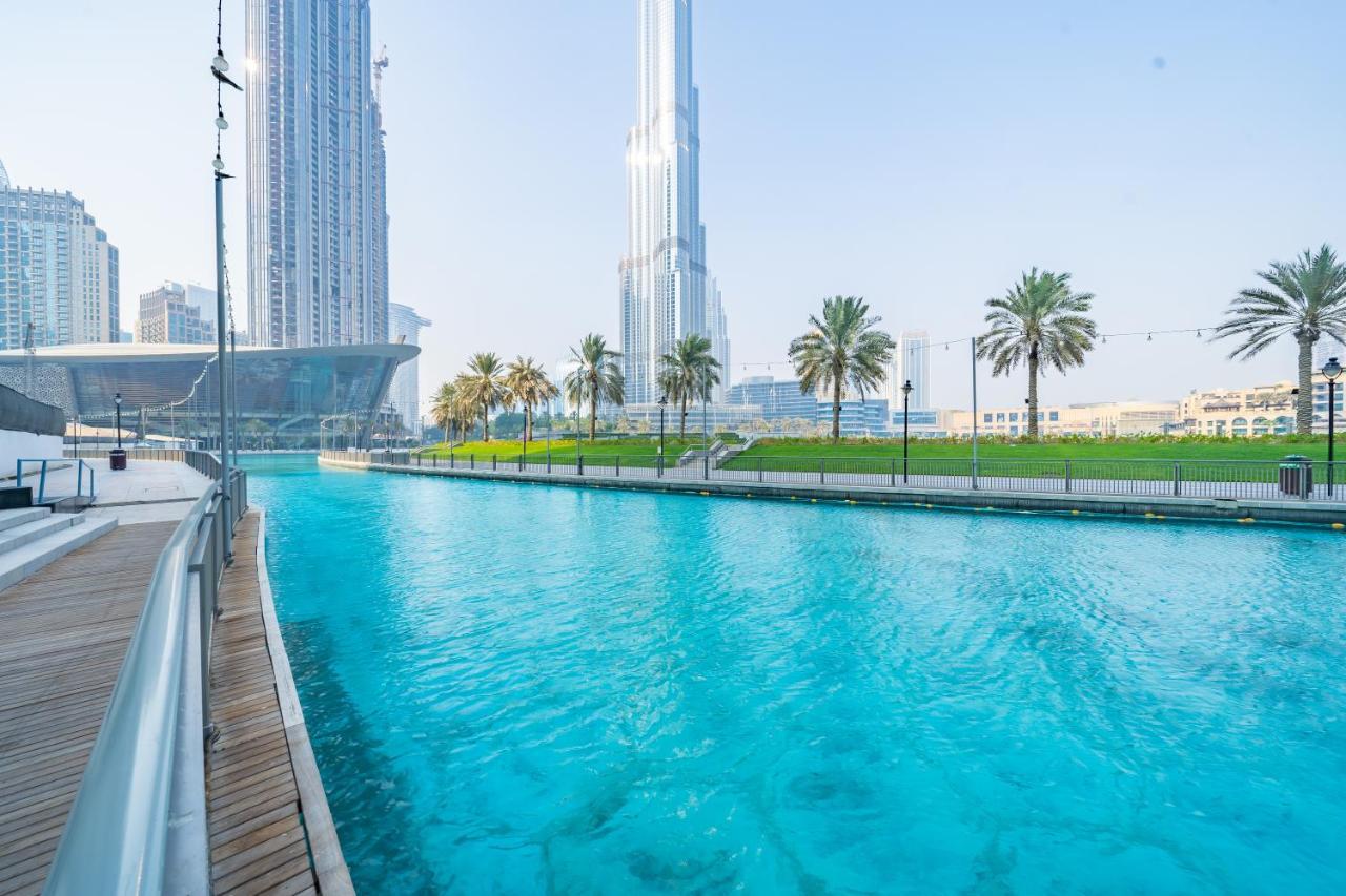 Stylish Apartment With Partial Burj Khalifa View Ντουμπάι Εξωτερικό φωτογραφία